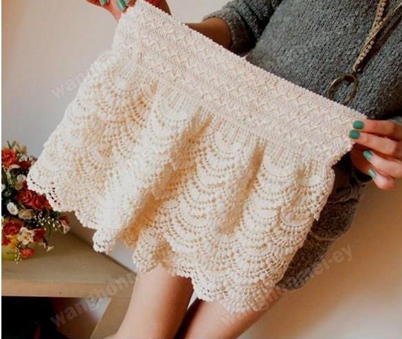 Shorth Saia Em Renda